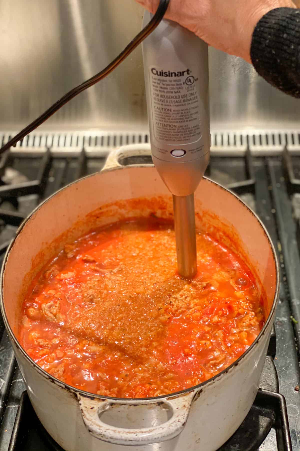 dutch oven dipping mix, pureeing ground turkey soup.