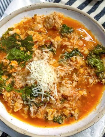 Healthy Ground Turkey Soup (Weeknight Easy!)