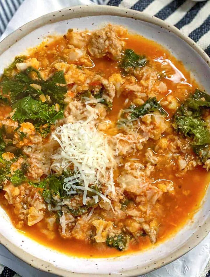 Healthy Ground Turkey Soup (Weeknight Easy!)