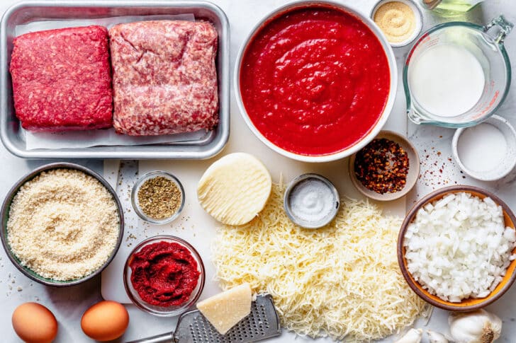 Chii chiri muItaly Meatloaf recipe ingredients