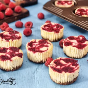 Gluten-Free Mini Raspberry Cheesecakes