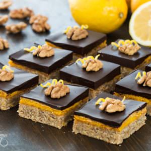 Walnut Lemon Bars