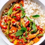 Thai Red Curry Chicken and Rice is my dish